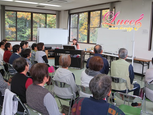 姫路市曽左公民館にて、音楽療法士による『懐かしい歌を うたって 楽しく健康に』講座でした！　