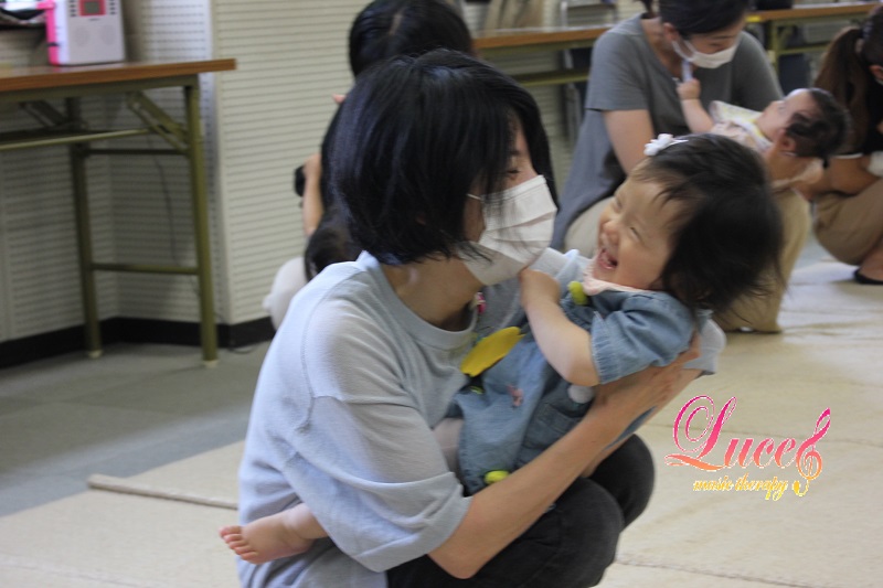 今日もご入会！生後5ヶ月・2歳7ヶ月Ｍちゃん　姫路市網干市民センター教室　ルーチェリトミック